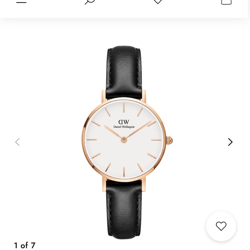 Daniel Wellington Classic Black Leather Watch - need a battery change - like new